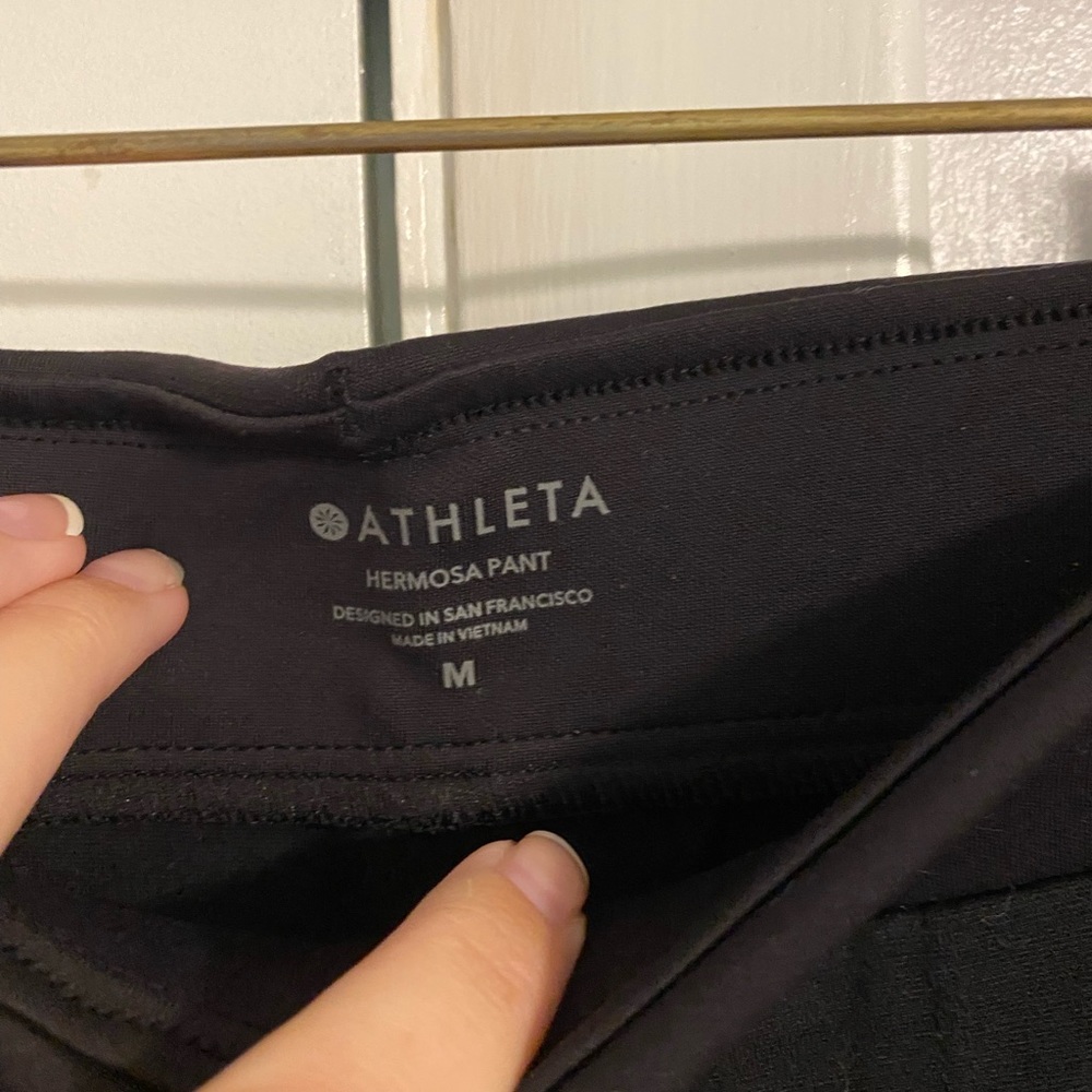 NWOT Athleta Black Hermosa Pants - Picture 6 of 9